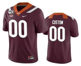 Mens Virginia Tech Hokies Customized Maroon 150th College Football Nike Jersey